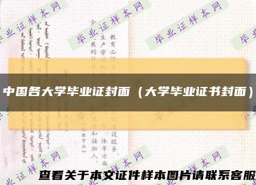 中国各大学毕业证封面（大学毕业证书封面）缩略图