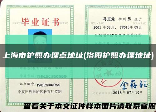 上海市护照办理点地址(洛阳护照办理地址)缩略图