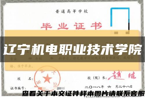 辽宁机电职业技术学院缩略图