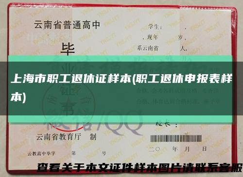 上海市职工退休证样本(职工退休申报表样本)缩略图