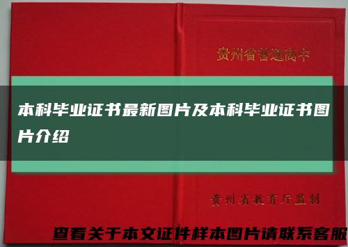 本科毕业证书最新图片及本科毕业证书图片介绍缩略图