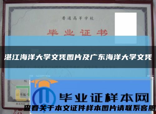 湛江海洋大学文凭图片及广东海洋大学文凭缩略图