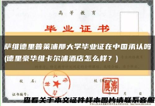 萨维德里普莱浦那大学毕业证在中国承认吗(德里豪华维卡尔浦酒店怎么样？)缩略图