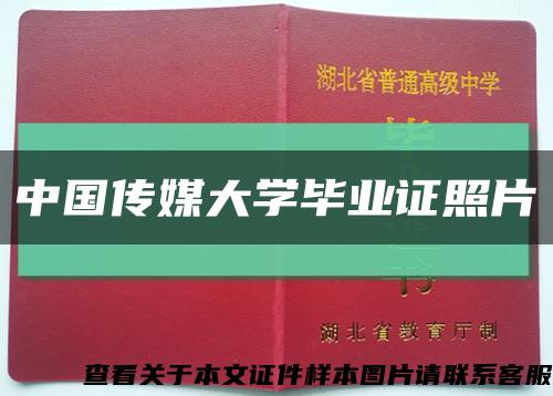 中国传媒大学毕业证照片缩略图