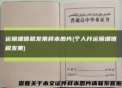 运输增值税发票样本图片(个人开运输增值税发票)缩略图