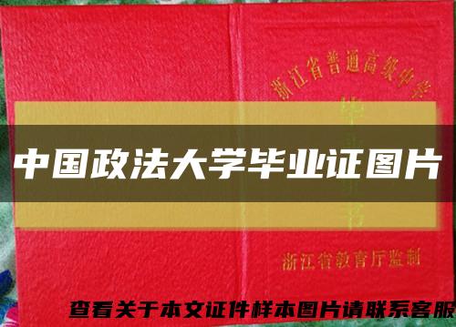 中国政法大学毕业证图片缩略图