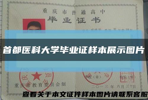 首都医科大学毕业证样本展示图片缩略图