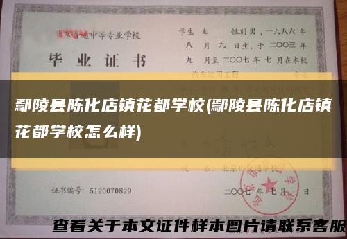 鄢陵县陈化店镇花都学校(鄢陵县陈化店镇花都学校怎么样)缩略图