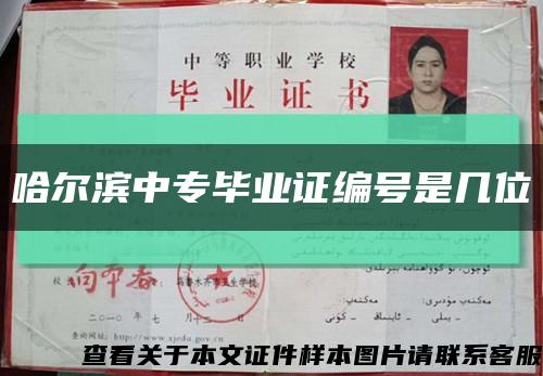 哈尔滨中专毕业证编号是几位缩略图