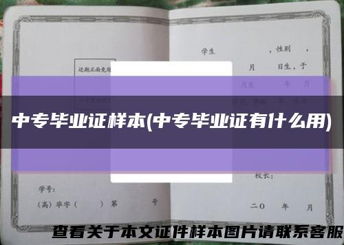 中专毕业证样本(中专毕业证有什么用)缩略图