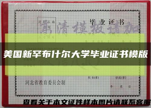 美国新罕布什尔大学毕业证书模版缩略图