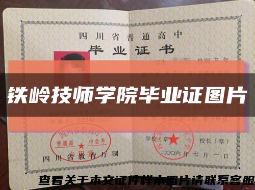 铁岭技师学院毕业证图片缩略图