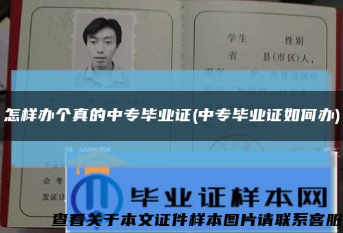 怎样办个真的中专毕业证(中专毕业证如何办)缩略图