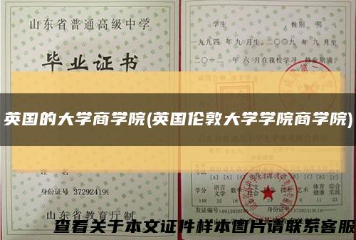 英国的大学商学院(英国伦敦大学学院商学院)缩略图