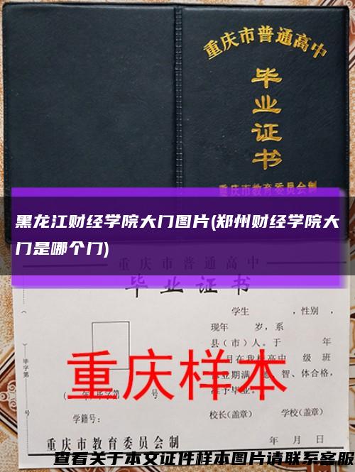 黑龙江财经学院大门图片(郑州财经学院大门是哪个门)缩略图