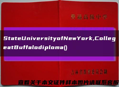 StateUniversityofNewYork,CollegeatBuffalodiploma()缩略图