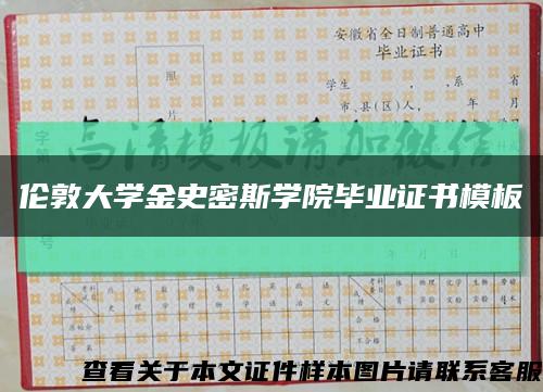 伦敦大学金史密斯学院毕业证书模板缩略图