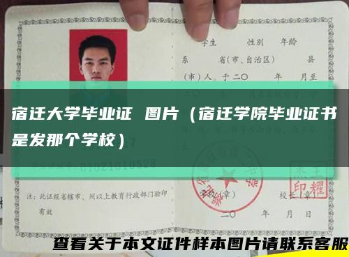 宿迁大学毕业证 图片（宿迁学院毕业证书是发那个学校）缩略图