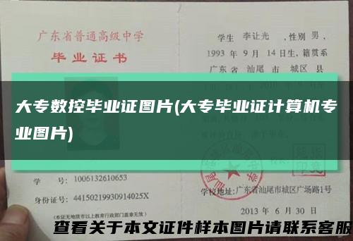 大专数控毕业证图片(大专毕业证计算机专业图片)缩略图