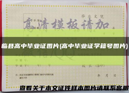 临县高中毕业证图片(高中毕业证学籍号图片)缩略图