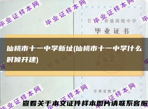 仙桃市十一中学新址(仙桃市十一中学什么时候开建)缩略图