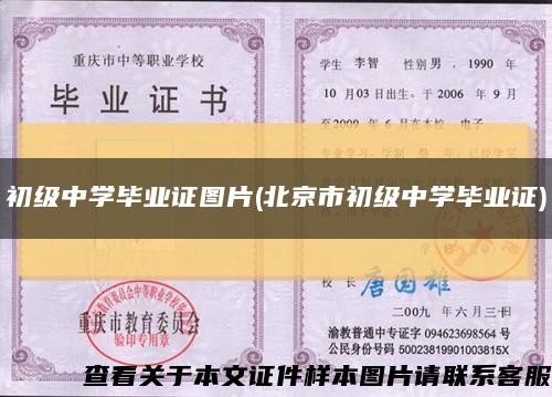 初级中学毕业证图片(北京市初级中学毕业证)缩略图
