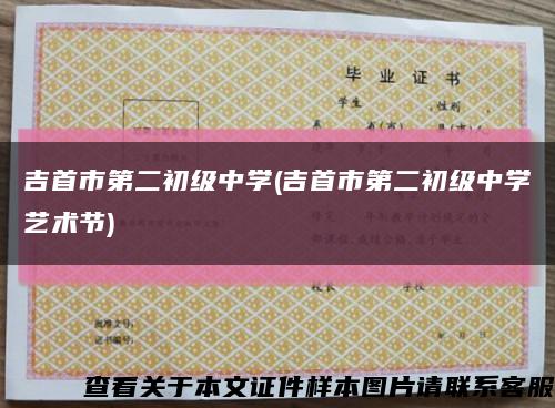 吉首市第二初级中学(吉首市第二初级中学艺术节)缩略图