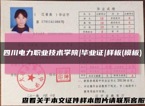 四川电力职业技术学院|毕业证|样板(模板)缩略图