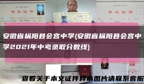 安徽省枞阳县会宫中学(安徽省枞阳县会宫中学2021年中考录取分数线)缩略图