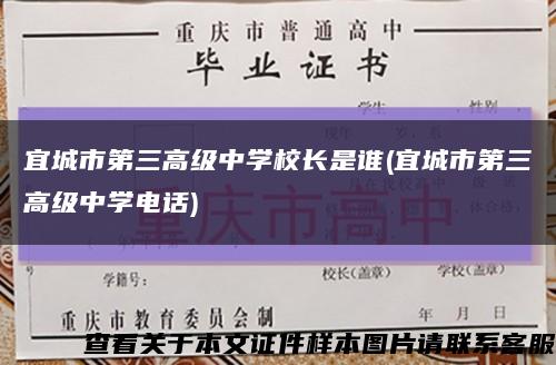 宜城市第三高级中学校长是谁(宜城市第三高级中学电话)缩略图