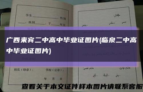 广西来宾二中高中毕业证图片(临泉二中高中毕业证图片)缩略图