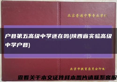 户县第五高级中学还在吗(陕西省实验高级中学户县)缩略图