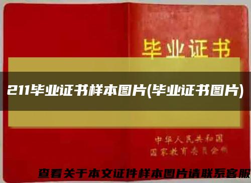 211毕业证书样本图片(毕业证书图片)缩略图