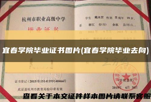 宜春学院毕业证书图片(宜春学院毕业去向)缩略图