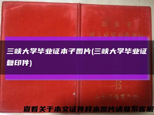 三峡大学毕业证本子图片(三峡大学毕业证复印件)缩略图