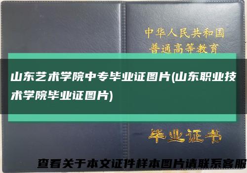 山东艺术学院中专毕业证图片(山东职业技术学院毕业证图片)缩略图