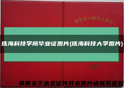 珠海科技学院毕业证图片(珠海科技大学图片)缩略图