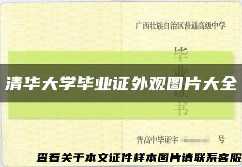 清华大学毕业证外观图片大全缩略图