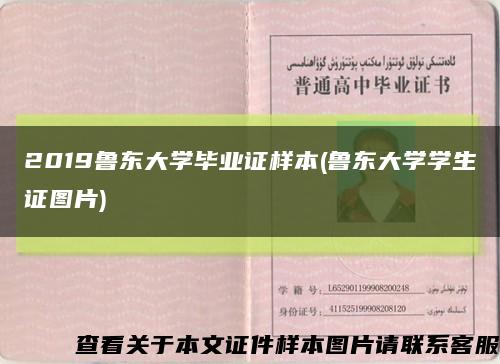 2019鲁东大学毕业证样本(鲁东大学学生证图片)缩略图