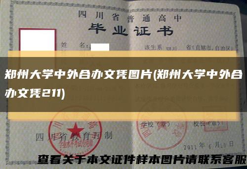 郑州大学中外合办文凭图片(郑州大学中外合办文凭211)缩略图