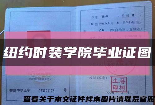 纽约时装学院毕业证图缩略图