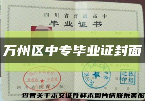 万州区中专毕业证封面缩略图