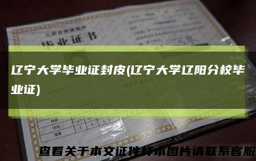 辽宁大学毕业证封皮(辽宁大学辽阳分校毕业证)缩略图