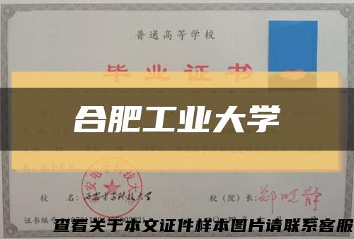 合肥工业大学缩略图