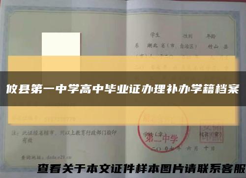 攸县第一中学高中毕业证办理补办学籍档案缩略图
