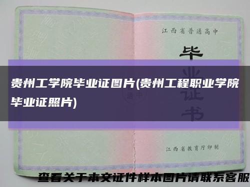 贵州工学院毕业证图片(贵州工程职业学院毕业证照片)缩略图