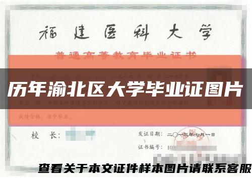 历年渝北区大学毕业证图片缩略图