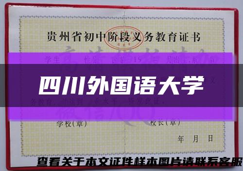 四川外国语大学缩略图