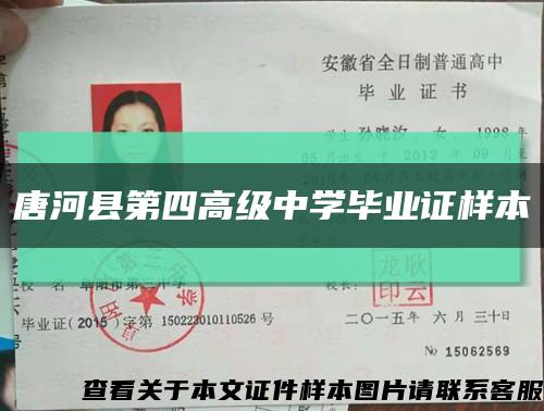 唐河县第四高级中学毕业证样本缩略图