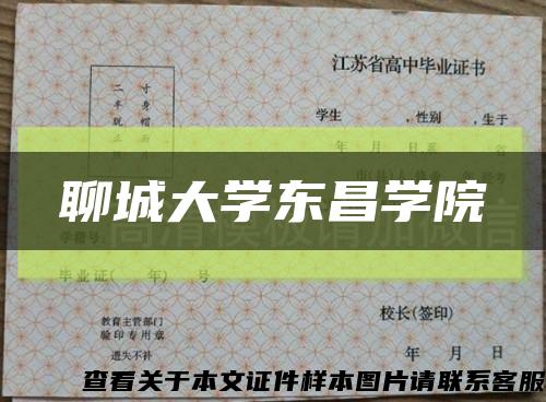 聊城大学东昌学院缩略图